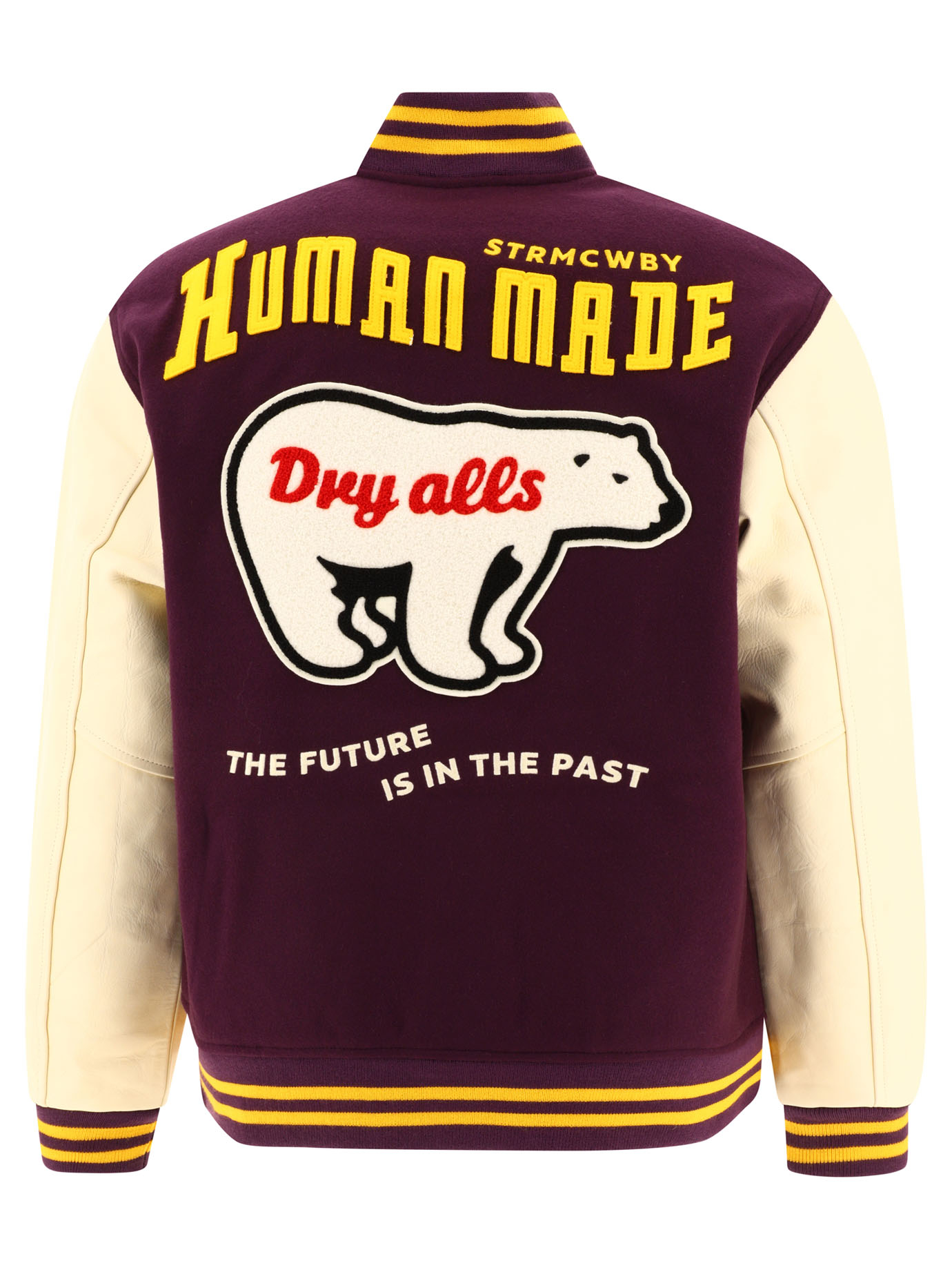 HUMAN MADE Purple Varsity bomber jacket